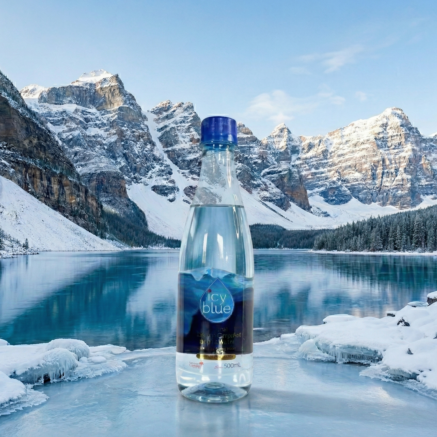 icy blue 冰川泉水