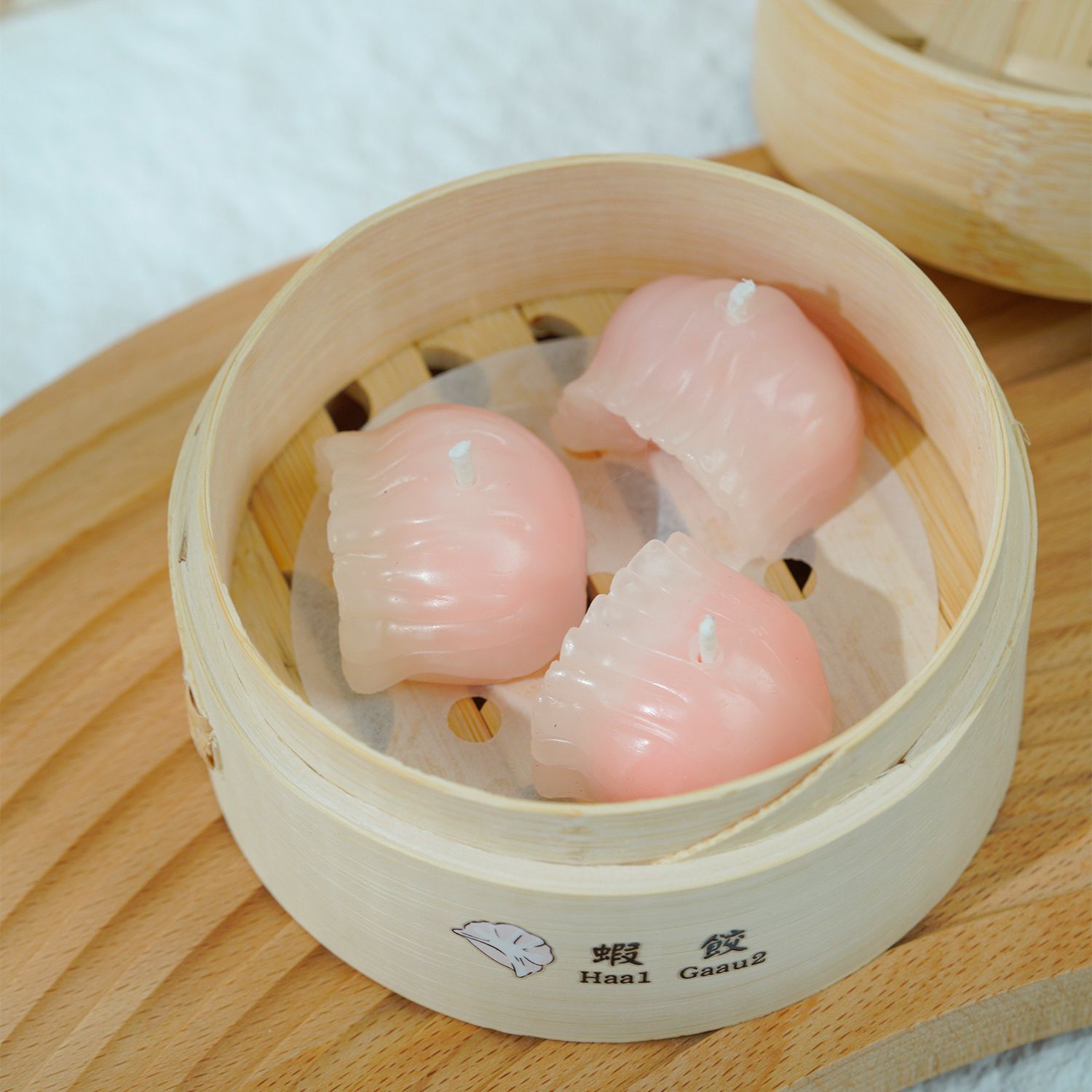 蝦餃點心手工香薰蠟燭